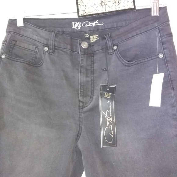 💋 HSN🖤 DG2 DianeGilman BLACK Stretch Sequin Fringe Hem - Picture 3 of 7